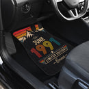 Personalized Retro June 1991 Car Floor Mats