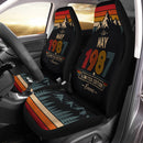 Personalized Retro May 1987 Custom Car Seat Covers Decor Protectors