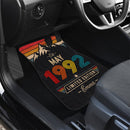 Personalized Retro May 1992 Car Floor Mats