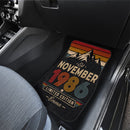 Personalized Retro November 1986 Car Floor Mats