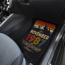 Personalized Retro November 1987 Car Floor Mats