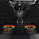 Personalized Retro October 1990 Car Floor Mats