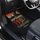 Personalized Retro September 1987 Car Floor Mats