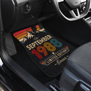 Personalized Retro September 1988 Car Floor Mats