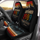Personalized Retro September 1989 Custom Car Seat Covers Decor Protectors