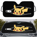 Pikachu Pokemon Zip Custom Car Windshield Sunshades