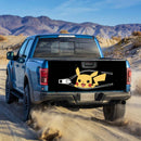 Pikachu Pokemon Zip Hide Truck Tailgate Decal Sticker