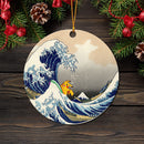 Pikachu The Great Wave Japan Mica Ornament Perfect Gift For Holiday