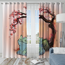 Bulbasaur Cherry Blossom Japan Style Window Curtain