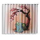 Bulbasaur Cherry Blossom Japan Style Window Curtain