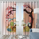 Cherry Blossom Japan Style Window Curtain