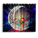 Friends Gen 1 Love You To The Moon Galaxy Window Curtain