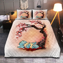 Squirtle Japan Style Cherry Blossom Quilt Bed Sets