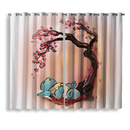 Squirtle Japan Style Cherry Blossom Window Curtain