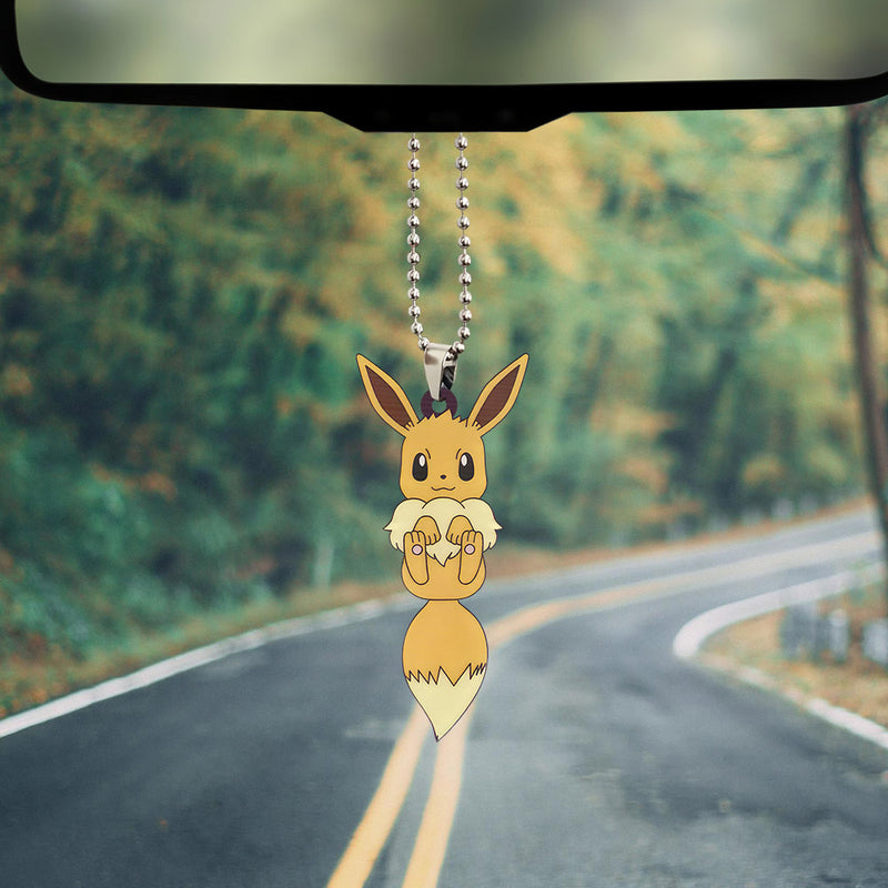 Pokemon Eevee Car Ornament Custom Car Accessories Decorations