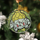 Bulbasaur Stained Glass Ornament