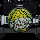 Bulbasaur Stained Glass Car Spare Tire Cover