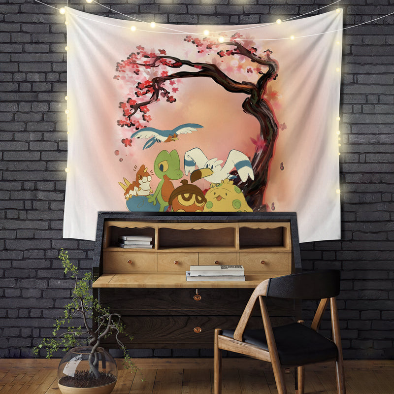 Cherry Blossom Japan Style Tapestry Room Decor