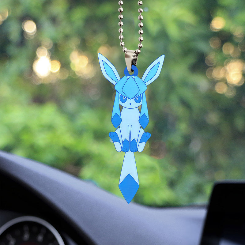 Pokemon Glaceon Eevee Evolution Car Ornament Custom Car Accessories Decorations