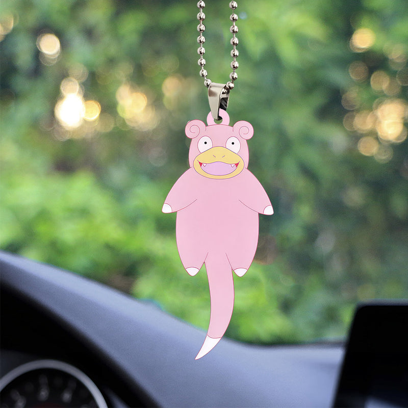 Pokemon Anime Slowpoke Car Ornament Custom Car Accessories Decorations