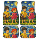 Ponyo And Sosuke Ghibli Studio Car Floor Mats