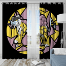 Raiku Stained Glass Window Curtain
