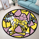 Raiku Stained Glass Round Rug