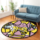 Raiku Stained Glass Round Rug
