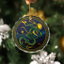 Mega Rayquaza Starry Night Glass Ornament