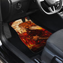 Rengoku Stained Glass Demon Slayer Car Floor Mats