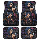 Jinx In Arcane Anime Car Floor Mats