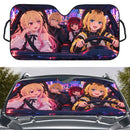 Ruby Hoshino x Aqua Hoshino x Kana Arima x Mem-Cho Oshi No Ko On Custom Car Windshield Sunshades