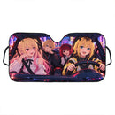 Ruby Hoshino x Aqua Hoshino x Kana Arima x Mem-Cho Oshi No Ko On Custom Car Windshield Sunshades