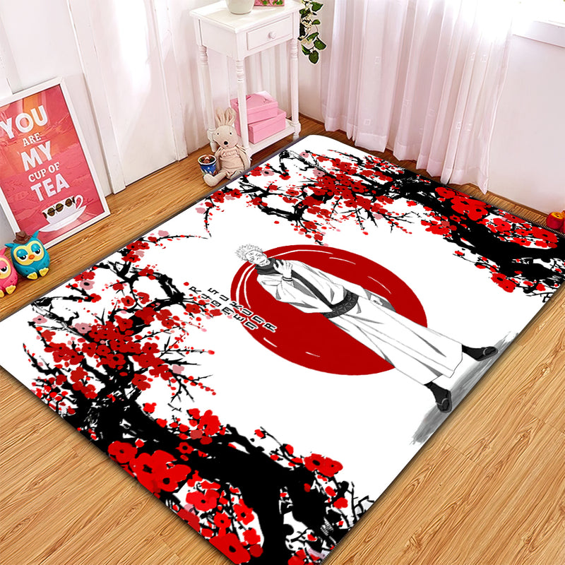 Ryomen Sukuna Jujutsu Kaisen Anime Japan Style Carpet Rug Home Room Decor