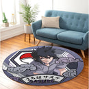 Sasuke Anime Round Rug