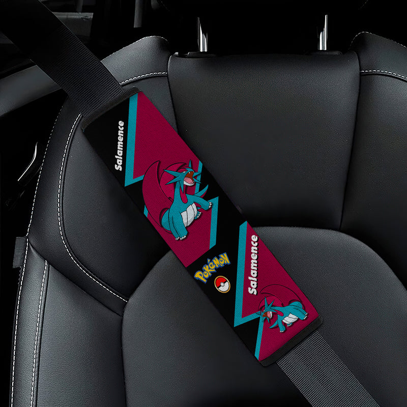 Salamence Pokemon Car Seat Belt Cover Custom Car Accessories
