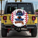 San Francisco Giants Car Spare Tire Cover With Camera Hole