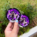 Shinobu Demon Slayer Moonlight Halloween Car Coasters Auto Cup Holder