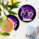 Shinobu Demon Slayer Moonlight Ceramic Drink Coasters