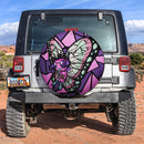 Shinobu Butterfly Stained Glass Car Spare Tire Cover
