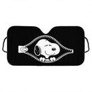 Snoopy Zip Custom Car Windshield Sunshades