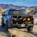 Soldier US Army American Flag Truck Tailgate Decal Sticker