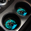 Spider Man Black Suit No Way Home Moonlight Halloween Car Coasters Auto Cup Holder