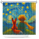 The Little Prince Starry Night Shower Curtain