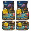 SpongeBob Enjoy Onsen Car Floor Mats