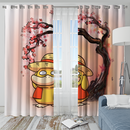 Spyduck Luffy Cherry Blossom Window Curtain