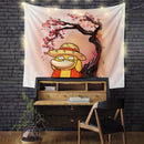Spyduck Luffy Cherry Blossom Tapestry Room Decor