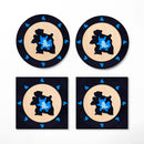 Squirtle Evolution Ceramic Drink Coasters