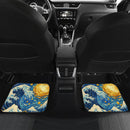 Starry Night Waves Over Kanagawa Car Floor Mats