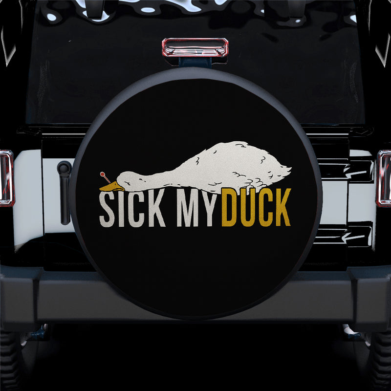 Sick My Duck Jeep Car Spare Tire Cover